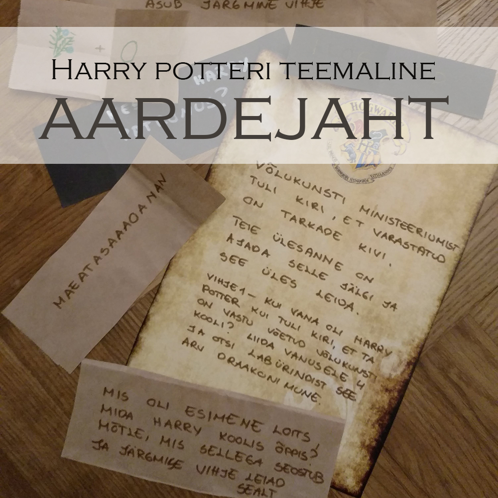 harry potteri teemaline aardejaht